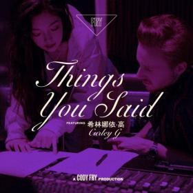 《Things You Said（ft. 希林娜依·高）》 中英文对唱版七夕上线  第1张