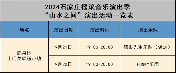 一起摇滚！本周摇滚音乐演出季具体安排来了  第2张